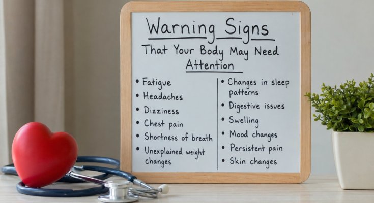 Warning Signs That Your Body May Need Attention